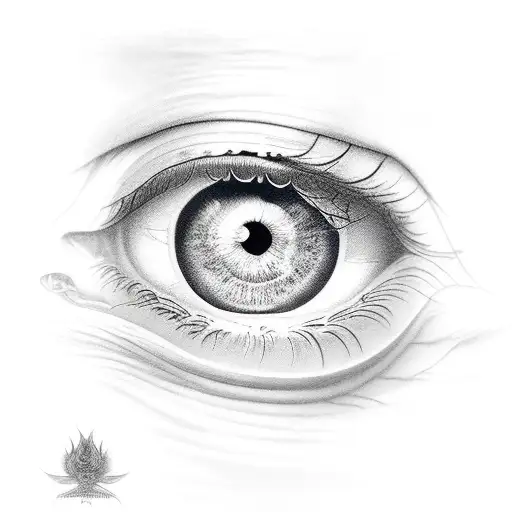 soul , rage, angel , love, lust , patience , moksha , eyes , death tattoo design idea