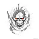 Levi Shingeki no Kyojin tattoo design idea