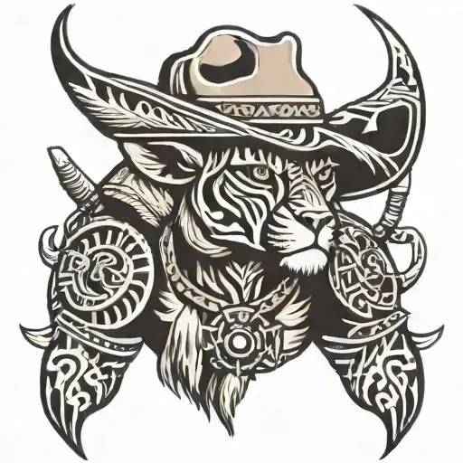 Tribal Ranger tattoo design idea