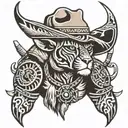 Tribal Ranger tattoo design idea