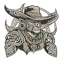 Tribal Ranger tattoo design idea