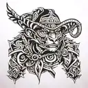 Tribal Ranger tattoo design idea