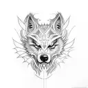 lobo tattoo design idea