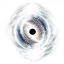 black hole tattoo design idea