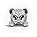 daruma tattoo design idea