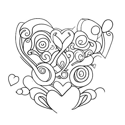 Fine line friendship heart tattoo | Tattoos, Sweet tattoos, Heart tattoo
