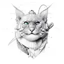 Deep, Natural, Mechanical, Electrical tattoo design idea