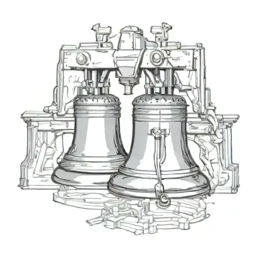 liberty bell  tattoo design idea