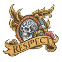 respect  tattoo design idea