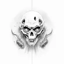 zombi tattoo design idea