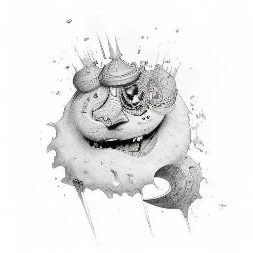 hard times come and go. but you time will never come back tattoo design idea