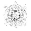 444 tattoo design idea