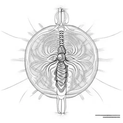 Alex grey prostate parasite tattoo design idea
