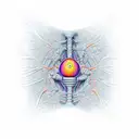 prostate in the style of Alex grey tattoo design idea