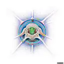 prostate in the style of Alex grey tattoo design idea