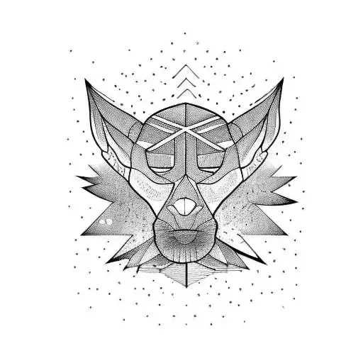 angry mind peaceful heart tattoo design idea