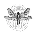 dragonfly  tattoo design idea