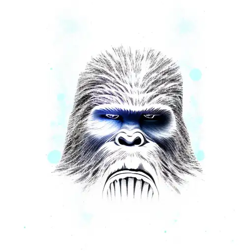 Bigfoot  tattoo design idea