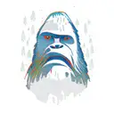Bigfoot  tattoo design idea