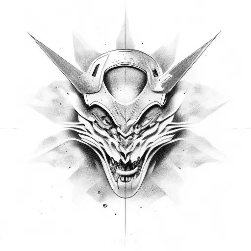 cluster headache warrior tattoo design idea