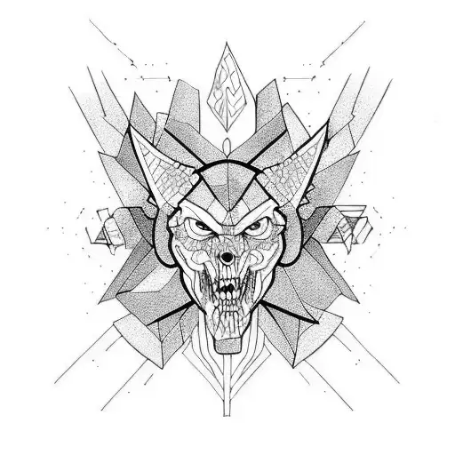 cluster headache warrior tattoo design idea