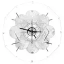 cluster headache clock tattoo design idea