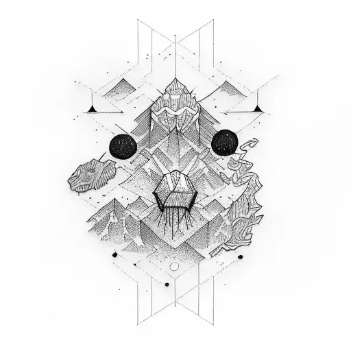 hiking chile  tattoo design idea