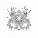 hiking chile  tattoo design idea