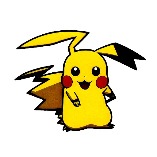 pikachu tattoo design idea