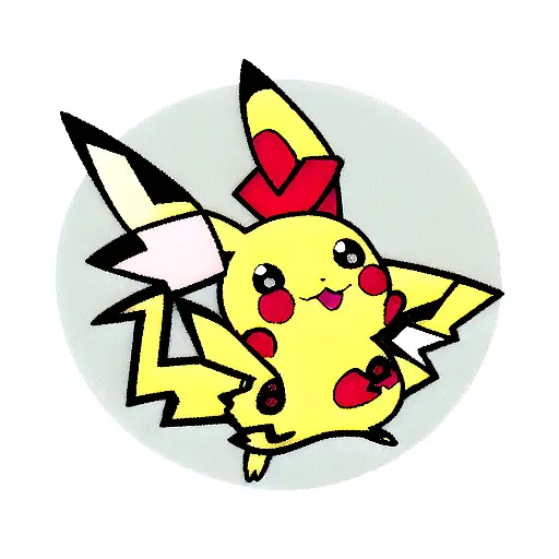 pikachu  tattoo design idea