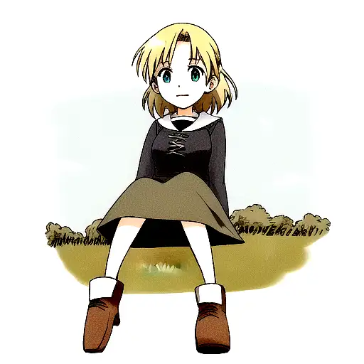 Sitting on a hill watching shooting stars tattoo design idea