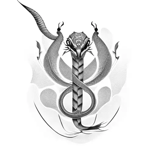 king cobra tattoo design idea