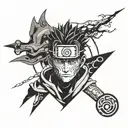 obito uchiha tattoo design idea