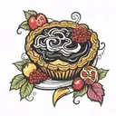 make a pie tattoo design idea