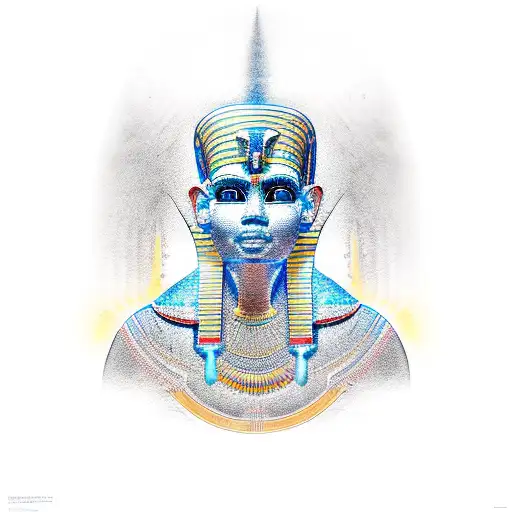 Pharaohs tattoo design idea