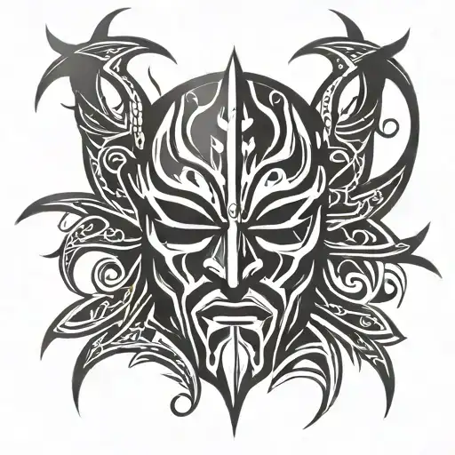 wwe fiend mask tattoo design idea