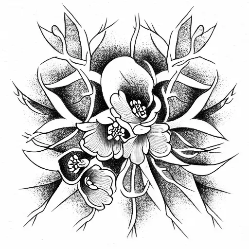 Cherry Blossom tattoo design idea
