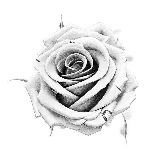 Roses with angry snake tattoo design idea