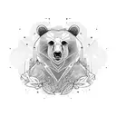 Bear tattoo design idea