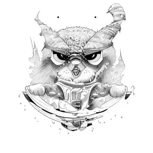 Snowboard, surf, mountain bike tattoo design idea