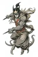 marvel and dc universe inside tattoo design idea