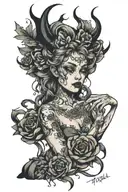 Anxiety  tattoo design idea