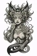 Anxiety  tattoo design idea