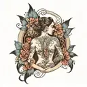 ilia topuria back tattoo tattoo design idea