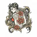 ilia topuria back tattoo tattoo design idea