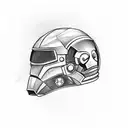 captain rex helmet tattoo design idea