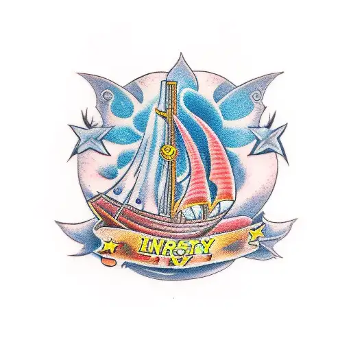 fantasy with liverpool six stars curling bass guitars tattoo design idea