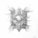 energy sword tattoo design idea