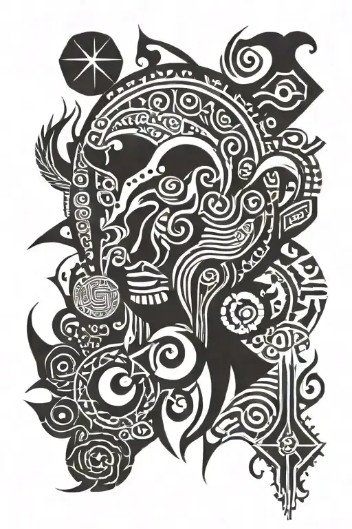 wild mode on tattoo design idea