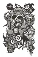 wild mode on tattoo design idea